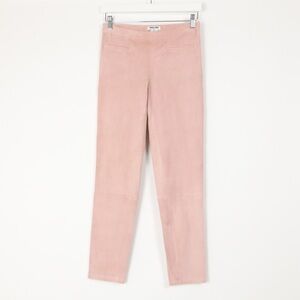 Max & Moi Paris Lambskin Pink Pants